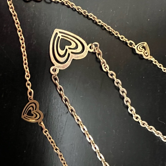 Gold Hearts Necklace - Picture 3 of 6